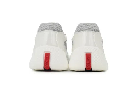Prada Sneakers White/Silver Patent – photo 3