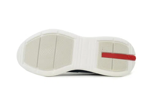 Prada Sneakers White/Blue Patent – photo 4
