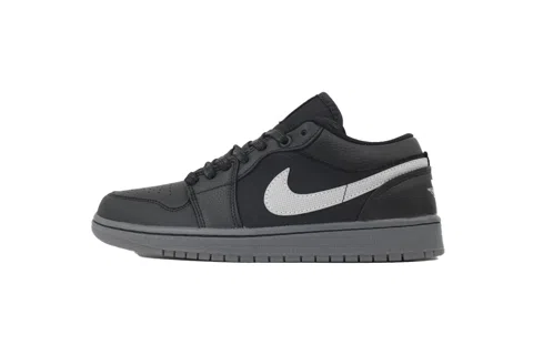 Air Jordan 1 Low Black White Dark Gum