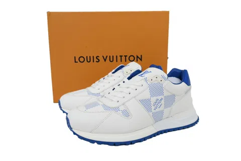 Louis Vuitton Running Shoes White/Blue Check – photo 6