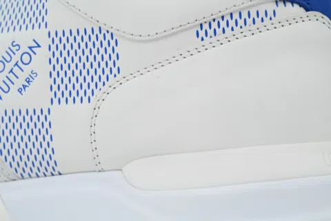 Louis Vuitton Running Shoes White/Blue Check – photo 5