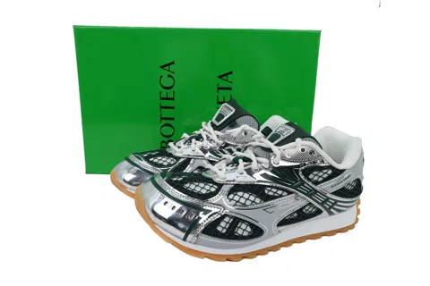 Bottega Veneta Orbit Dark Green/Silver – photo 6