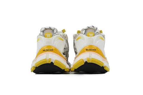 Balenciaga Runner White Yellow – photo 3