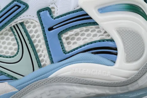 Balenciaga Runner White Green Blue – photo 5