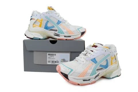 Balenciaga Runner White Blue Yellow – photo 6