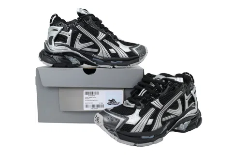Balenciaga Runner Black Silver – photo 6