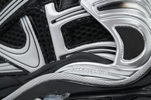Balenciaga Runner Black Silver – photo 5