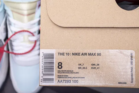 Off-White x Nike Air Max 90 All White – photo 12
