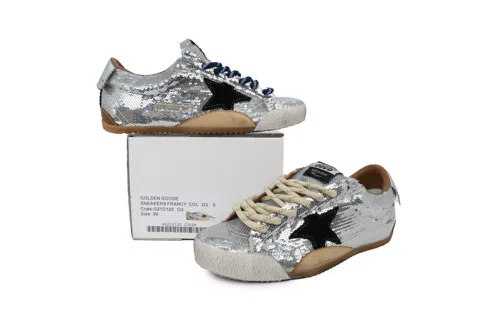 Golden Goose True-Star Silver Sequin – photo 7