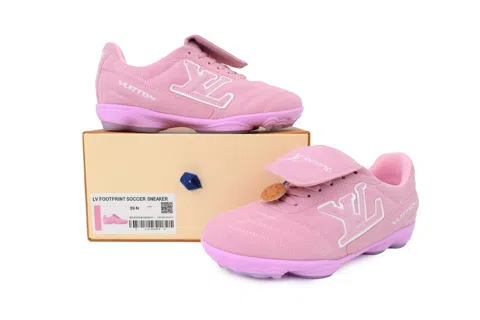 Louis Vuitton Sneakers Pink Suede – photo 7