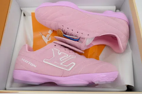 Louis Vuitton Sneakers Pink Suede – photo 8