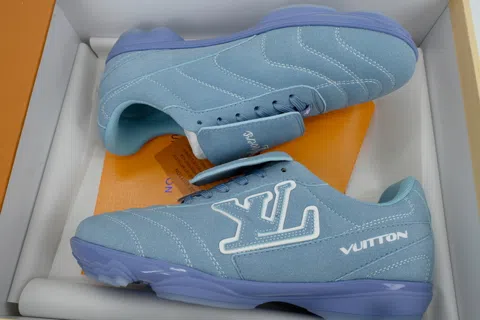 Louis Vuitton Sneakers Blue Suede – photo 8