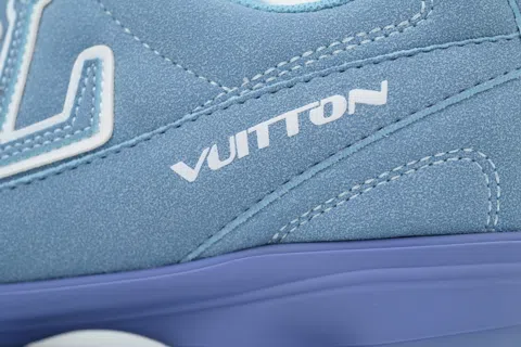 Louis Vuitton Sneakers Blue Suede – photo 5