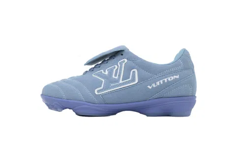 Louis Vuitton Sneakers Blue Suede