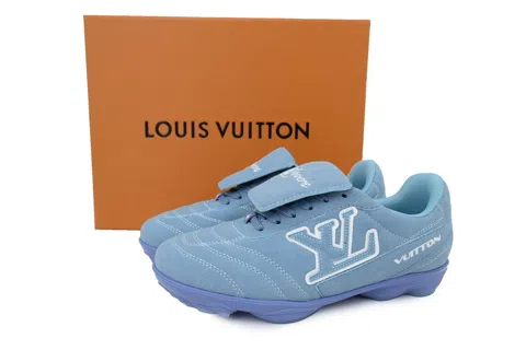 Louis Vuitton Sneakers Blue Suede – photo 7