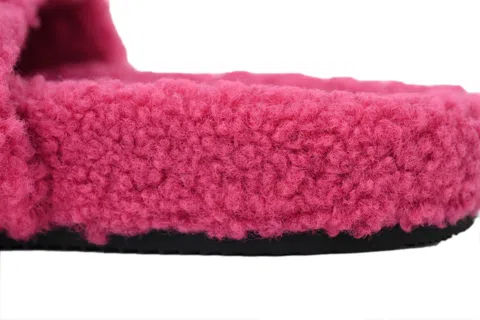 Balenciaga Furry Slide Bright Red – photo 6