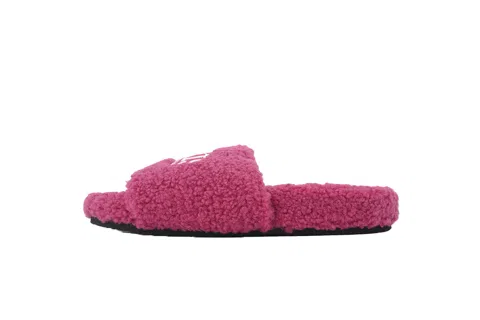 Balenciaga Furry Slide Bright Red