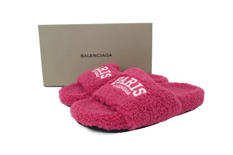 Balenciaga Furry Slide Bright Red – photo 7