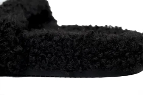 Balenciaga Furry Slide Black/White – photo 6