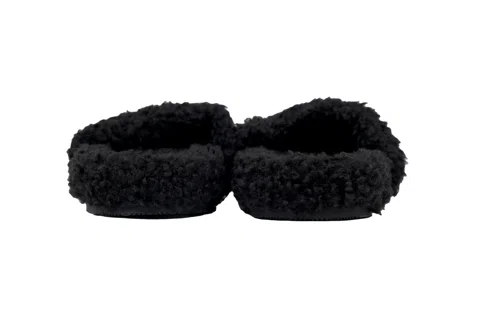 Balenciaga Furry Slide Black/White – photo 3