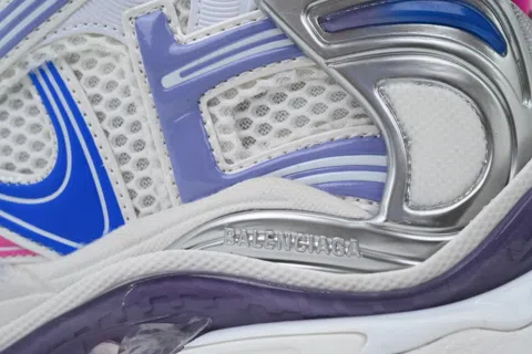 Balenciaga Running Shoes White/Purple/Pink – photo 5