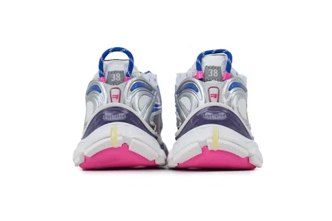 Balenciaga Running Shoes White/Purple/Pink – photo 3