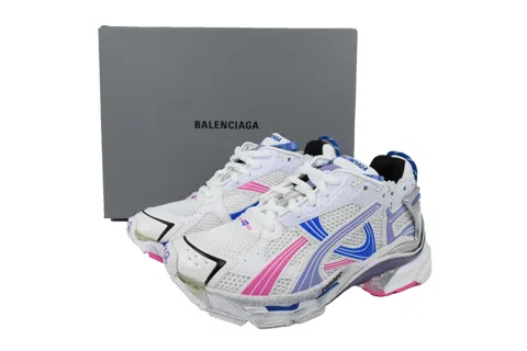 Balenciaga Running Shoes White/Purple/Pink – photo 6