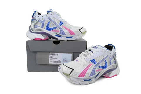 Balenciaga Running Shoes White/Purple/Pink – photo 7