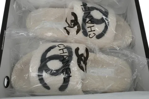 Chanel Slides White – photo 8