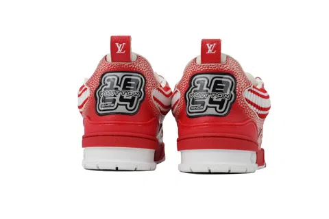 Louis Vuitton Trainer Red Wool – photo 3