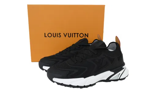 Louis Vuitton Running Shoes Black/White – photo 6