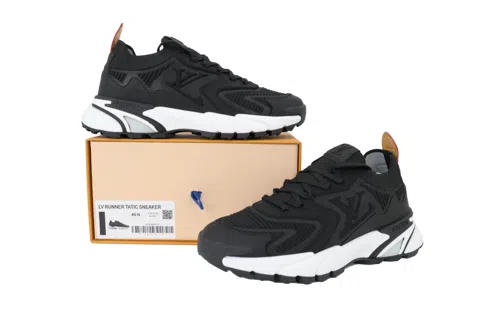 Louis Vuitton Running Shoes Black/White – photo 7
