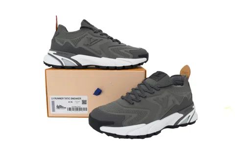 Louis Vuitton Running Shoes Grey/White – photo 7