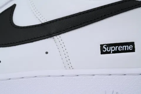 Supreme x Nike Air Force 1 Low Box Logo - White Black – photo 5