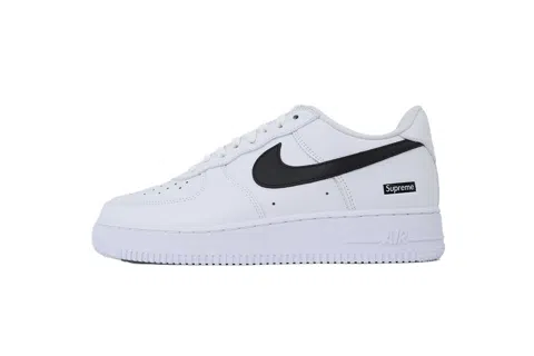 Supreme x Nike Air Force 1 Low Box Logo - White Black