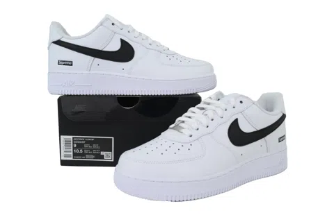 Supreme x Nike Air Force 1 Low Box Logo - White Black – photo 7