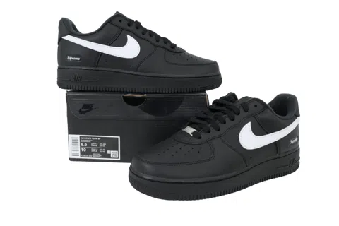 Supreme x Nike Air Force 1 Low Box Logo - Black White – photo 7