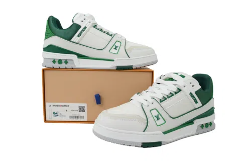 Louis Vuitton Trainer White/Green – photo 6