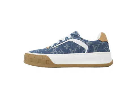 Louis Vuitton Trainer Denim Print