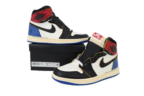Union LA x Air Jordan 1 High Black/White/Blue – photo 7