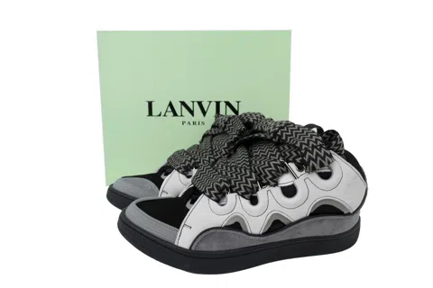 Lanvin Curb Black/White/Grey – photo 7