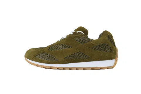 Bottega Veneta Orbit Green Suede