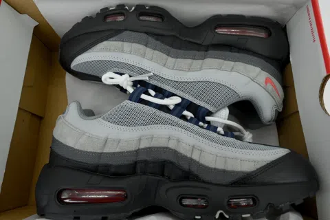 Nike Air Max 95 Smoke Grey Track Red – photo 8