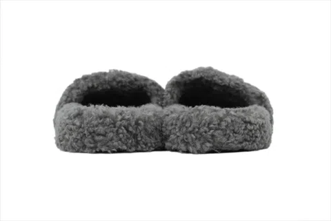 Balenciaga Furry Slide Grey – photo 3