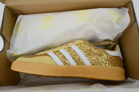adidas Samba Gold/White – photo 8