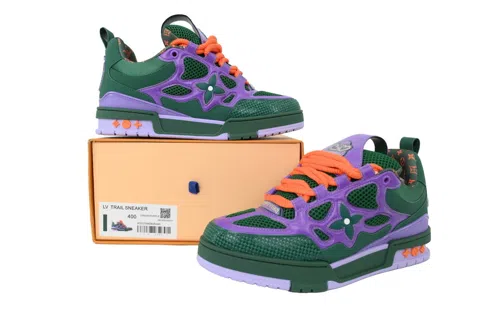 Louis Vuitton Skate Green/Purple – photo 7