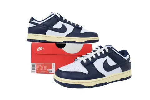 Nike Dunk Low Navy/White – photo 7
