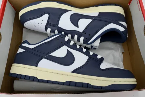 Nike Dunk Low Navy/White – photo 8