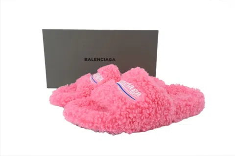 Balenciaga Furry Slide Pink – photo 7