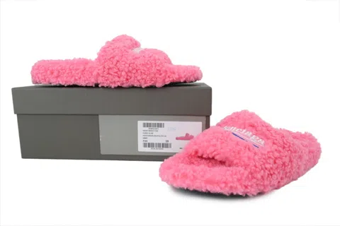 Balenciaga Furry Slide Pink – photo 8